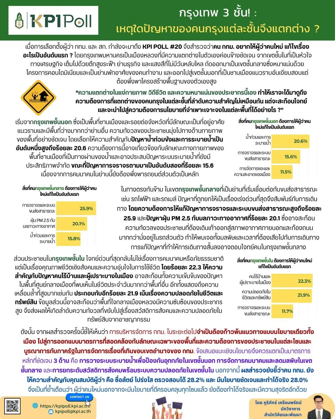 กรุงเทพ 3 ชั้น! : เหตุใดปัญหาของคนกรุงแต่ละชั้นจึงแตกต่าง ?